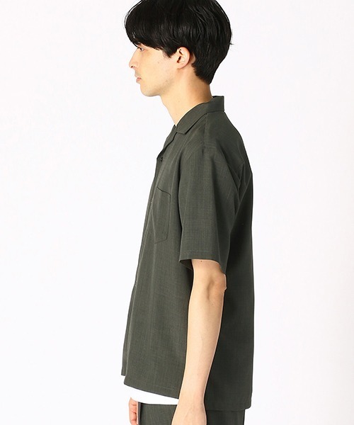 COMME CA ISM（コムサイズム）の「オープンカラーシャツ（シャツ/ブラウス・メンズ・ブラック/ベージュ/ネイビー/カーキ・MEDIUM/LARGE/X-LARGE）」の10枚目の写真