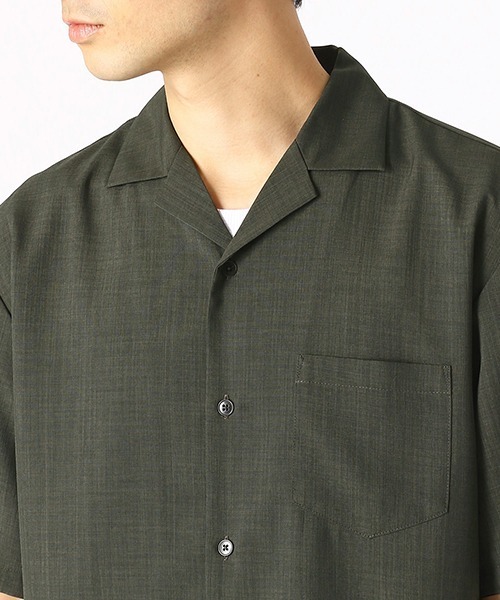 COMME CA ISM（コムサイズム）の「オープンカラーシャツ（シャツ/ブラウス・メンズ・ブラック/ベージュ/ネイビー/カーキ・MEDIUM/LARGE/X-LARGE）」の12枚目の写真