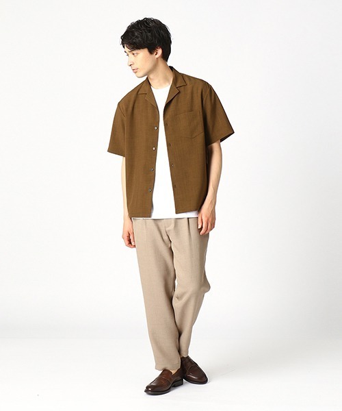 COMME CA ISM（コムサイズム）の「オープンカラーシャツ（シャツ/ブラウス・メンズ・ブラック/ベージュ/ネイビー/カーキ・MEDIUM/LARGE/X-LARGE）」の19枚目の写真