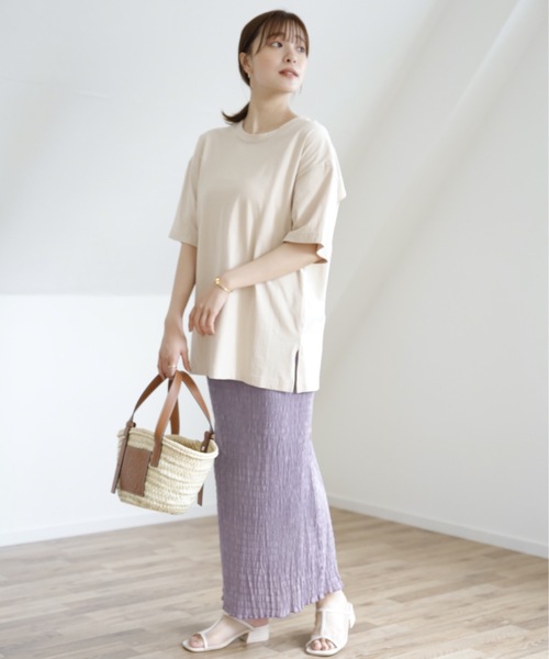 UNFIELD（アンフィールド）の「【UNFIELD シャーリングマキシスカート】（スカート・レディース・ブラック/パープル/アイボリー・FREE）」の16枚目の写真