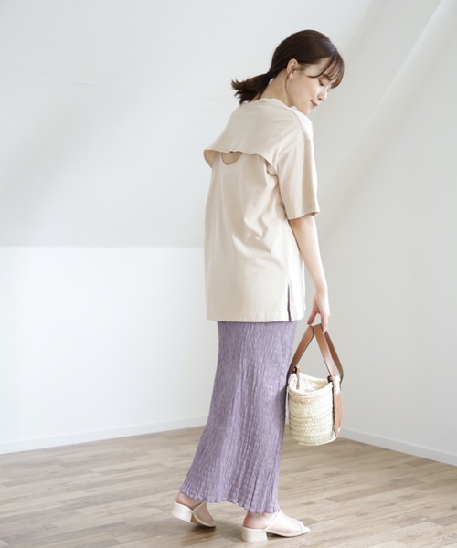 UNFIELD（アンフィールド）の「【UNFIELD シャーリングマキシスカート】（スカート・レディース・ブラック/パープル/アイボリー・FREE）」の18枚目の写真