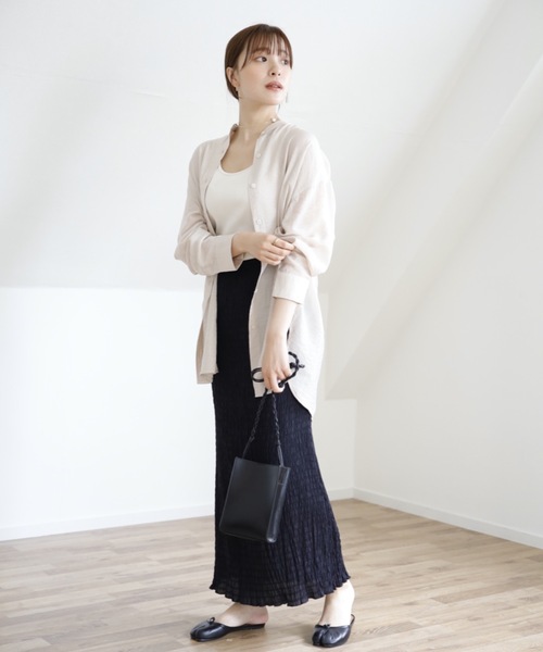 UNFIELD（アンフィールド）の「【UNFIELD シャーリングマキシスカート】（スカート・レディース・ブラック/パープル/アイボリー・FREE）」の10枚目の写真