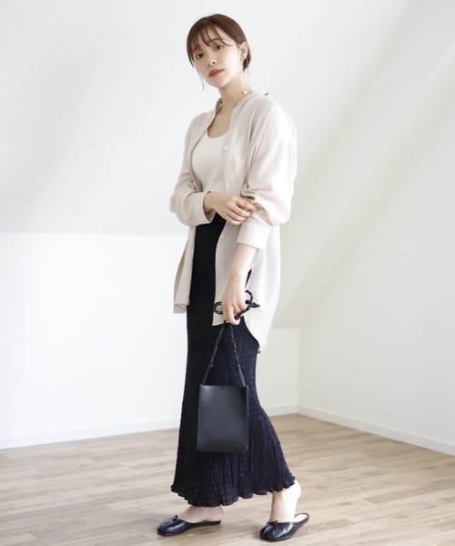 UNFIELD（アンフィールド）の「【UNFIELD シャーリングマキシスカート】（スカート・レディース・ブラック/パープル/アイボリー・FREE）」の21枚目の写真