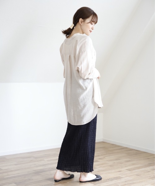 UNFIELD（アンフィールド）の「【UNFIELD シャーリングマキシスカート】（スカート・レディース・ブラック/パープル/アイボリー・FREE）」の13枚目の写真