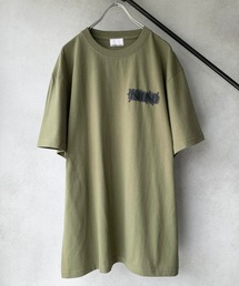 NUMBER (N)INE | 【NUMBER (N)INE】《別注》レーザーカット ブラッシュロゴ クルーネックTシャツ(Tシャツ/カットソー)