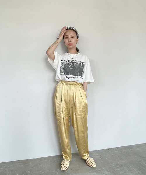 SANSeLF（サンセルフ）の「【SANSeLF】gentleman phot TEE　sanw89（Tシャツ/カットソー・レディース・ホワイト・FREE）」の10枚目の写真