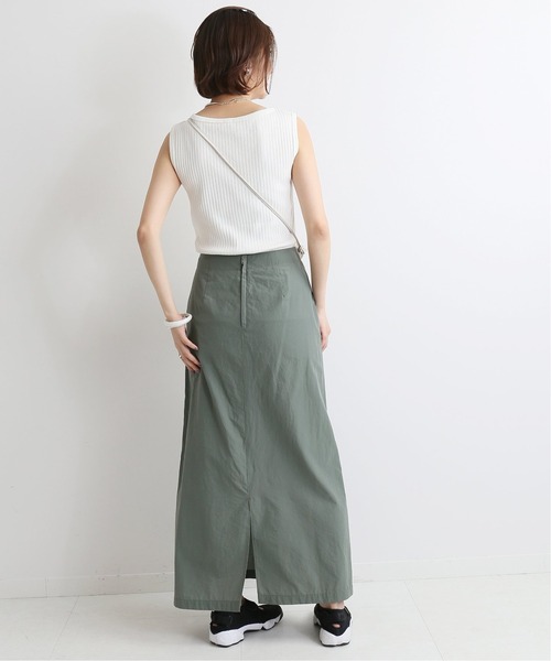 IENA（イエナ）の「スーピマ針抜きリブノースリーブ◆（Tシャツ/カットソー・レディース・ホワイト/チャコールグレー/ネイビー/ダークブルー・FREE）」の20枚目の写真