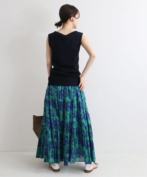 IENA（イエナ）の「スーピマ針抜きリブノースリーブ◆（Tシャツ/カットソー・レディース・ホワイト/チャコールグレー/ネイビー/ダークブルー・FREE）」の22枚目の写真