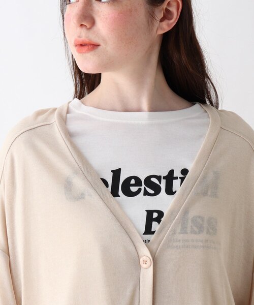 Cutie Blonde（キューティーブロンド）の「◆【S-L】ひんやりカーディガン（カーディガン/ボレロ・レディース・オフホワイト/ブラック/ベージュ/ダークオレンジ・01/02/03）」の10枚目の写真