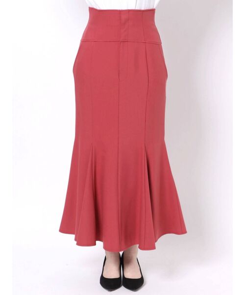 MERCURYDUO（マーキュリーデュオ）の「ストレッチツイルマーメイドフレアスカート（スカート・レディース・ベージュ/レッド/ミント・SMALL/MEDIUM）」の13枚目の写真