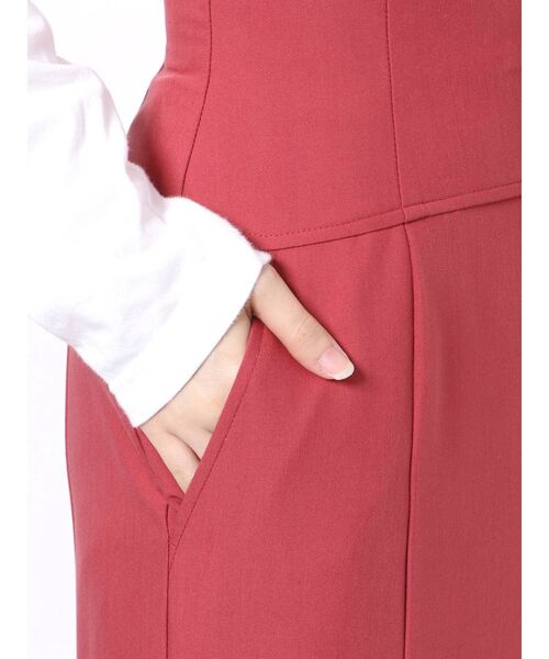 MERCURYDUO（マーキュリーデュオ）の「ストレッチツイルマーメイドフレアスカート（スカート・レディース・ベージュ/レッド/ミント・SMALL/MEDIUM）」の8枚目の写真