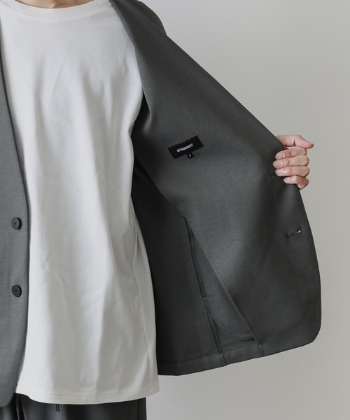 アタッチメント　カラーレスカーディガン　ノーカラージャケットATTACHMENT アタッチメント カラーレスカーディガン ノーカラージャケットATTACHMENT