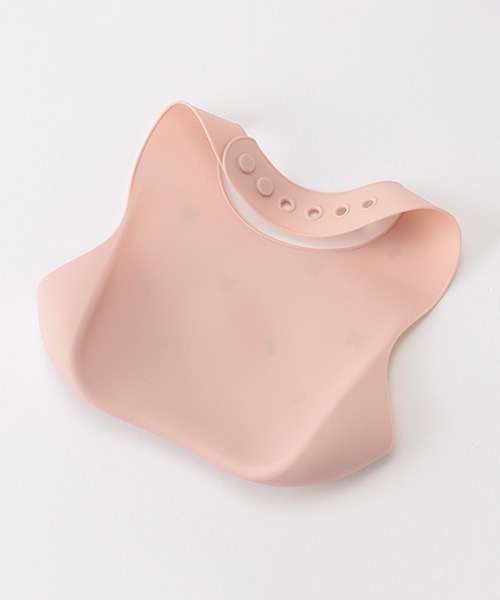 petit main(プティマイン)の「お食事シリコンビブ(スタイ/よだれかけ・キッズ・ライトピンク/ネイビー/ラベンダー/カーキ・FREE)」の6枚目の写真
