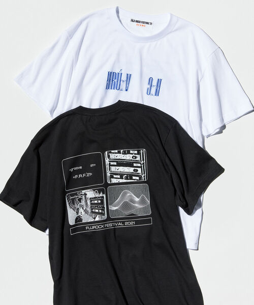 BEAMS（ビームス）の「＜MEN＞FUJI ROCK FESTIVAL’21 × BEAMS / KOSUKE KAWAMURA Machine Works Tシャツ➁（Tシャツ/カットソー・メンズ・ブラック・MEDIUM/LARGE/X-LARGE/XX-LARGE）」の18枚目の写真
