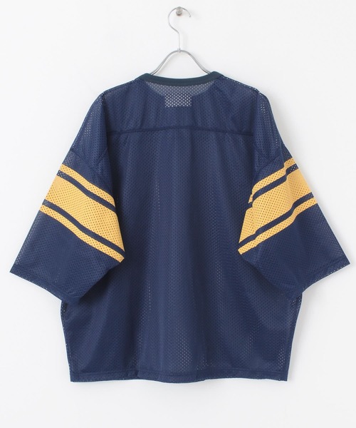 VOTE MAKE NEW CLOTHES（ボートメイクニュークローズ）の「『別注』VOTE MAKE NEW CLOTHES×URiD　BIG MESH TEE（Tシャツ/カットソー・メンズ・ブラック/ネイビー/レッド・FREE）」の15枚目の写真