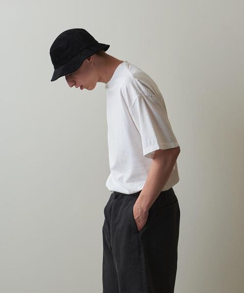 Steven Alan（スティーブンアラン）の「＜Steven Alan＞ SILK/NOIL SHORT SLEEVE TEE-LOOSE/Tシャツ（Tシャツ/カットソー・メンズ・ダークグレー/ベージュ/ホワイト・LARGE/MEDIUM/SMALL/X-LARGE）」の10枚目の写真