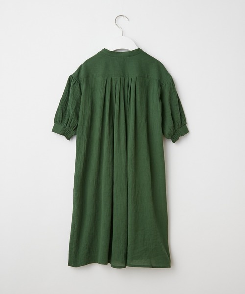 CIAOPANIC TYPY（チャオパニックティピー）の「【ZOZOTOWN限定】【KIDS】バンドカラーギャザーボイルロングワンピース（ワンピース・キッズ・ブラック/イエロー/グリーン・SMALL/MEDIUM/LARGE/X-LARGE/XX-LARGE）」の6枚目の写真