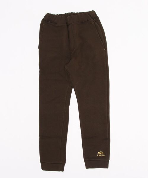 KRIFF MAYER Kid's Collection（クリフメイヤーキッズコレクション）の「裾切替裏シャギーパンツ（その他パンツ・キッズ・ブラック/レンガ/チャコール/ネイビー/グレー/カーキ・130/150/170/160/120/140）」の4枚目の写真