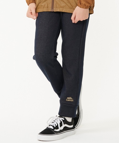 KRIFF MAYER Kid's Collection（クリフメイヤーキッズコレクション）の「裾切替裏シャギーパンツ（その他パンツ・キッズ・ブラック/レンガ/チャコール/ネイビー/グレー/カーキ・130/150/170/160/120/140）」の5枚目の写真