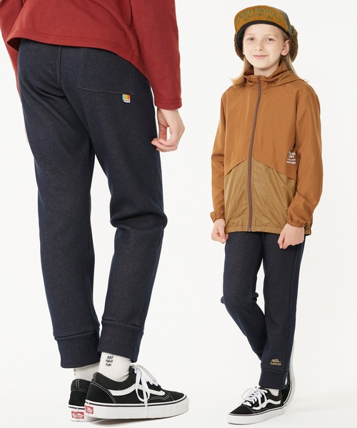 KRIFF MAYER Kid's Collection（クリフメイヤーキッズコレクション）の「裾切替裏シャギーパンツ（その他パンツ・キッズ・ブラック/レンガ/チャコール/ネイビー/グレー/カーキ・130/150/170/160/120/140）」の10枚目の写真