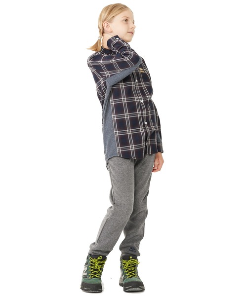 KRIFF MAYER Kid's Collection（クリフメイヤーキッズコレクション）の「裾切替裏シャギーパンツ（その他パンツ・キッズ・ブラック/レンガ/チャコール/ネイビー/グレー/カーキ・130/150/170/160/120/140）」の12枚目の写真