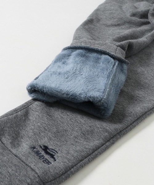 KRIFF MAYER Kid's Collection（クリフメイヤーキッズコレクション）の「裾切替裏シャギーパンツ（その他パンツ・キッズ・ブラック/レンガ/チャコール/ネイビー/グレー/カーキ・130/150/170/160/120/140）」の13枚目の写真