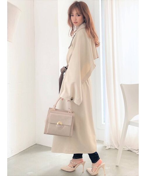 RESEXXY（リゼクシー）の「ケープレイヤードトレンチコート（トレンチコート・レディース・ベージュ/ブラウン/アイボリー・FREE）」の20枚目の写真