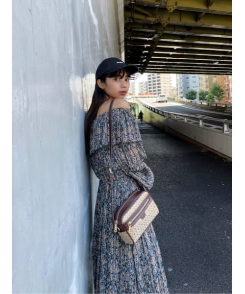 新品 OUTERSUNSET sheer flower long ワンピース OUTERSUNSET（アウターサンセット）の「sheer flower long one
