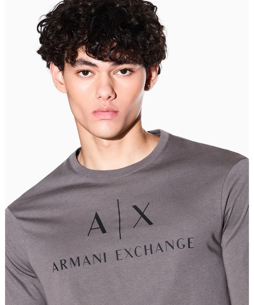 関税込 A/X ARMANI EXCHANGE ロゴ刺繍 Tシャツ 関税込◇A/X ARMANI EXCHANGE 刺繍ロゴ T-SHIRT