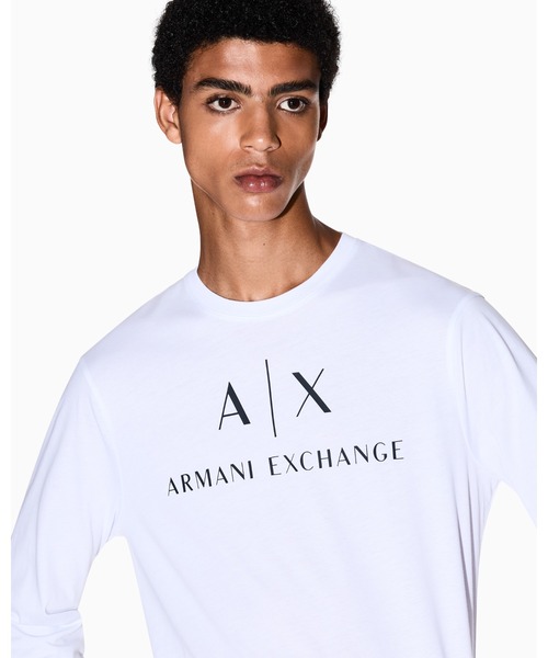 A/X Armani Exchange スクリプトロゴ 半袖Tシャツ 関税送料無料 ARMANI EXCHANGE tシャツ 「A|X アルマーニ エクスチェンジ」AX