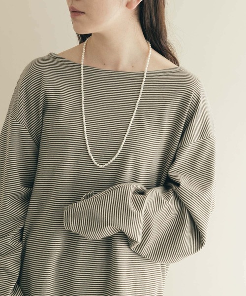 SMELLY(スメリー)の「タンスイパールロングネックレス(ネックレス・レディース・アイボリー・-)」の6枚目の写真