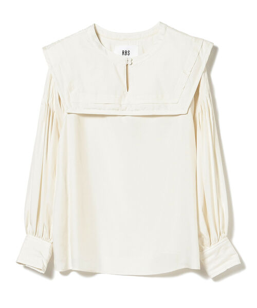 Ray BEAMS(レイビームス)の「RBS / ケープカラー タックスリーブ ブラウス(シャツ/ブラウス・レディース・オリーブ/ホワイト・ONE SIZE)」の19枚目の写真