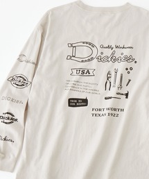 Dickies/ディッキーズ ロゴプリント長袖カットソー