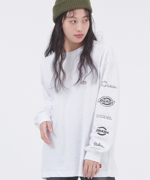 Dickies/ディッキーズ ロゴプリント長袖カットソー（Tシャツ