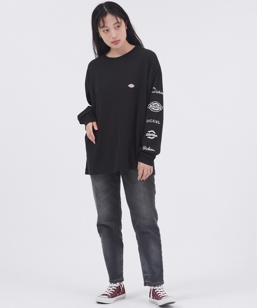 Dickies/ディッキーズ ロゴプリント長袖カットソー（Tシャツ