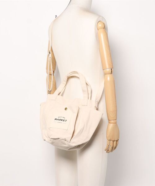 ALL ORDINARIES（オールオーディナリーズ）の「JOUET MARKET　ショルダートート（ショルダーバッグ・レディース・アイボリー・FREE）」の4枚目の写真
