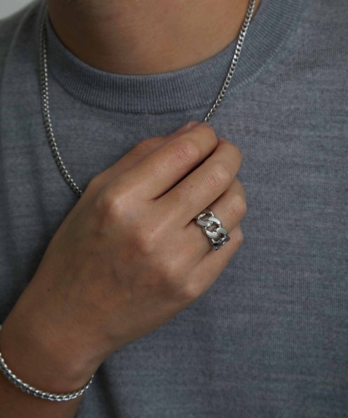 ADAM ET ROPE'（アダムエロペ）の「《喜平》チェーンリング/UNISEX（リング・メンズ・その他3・FREE）」の4枚目の写真