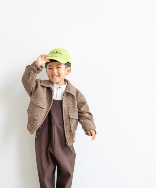 LOWRYS FARM(ローリーズファーム)の「チェックZIPブルゾン 950170(ブルゾン・キッズ・チェック・110cm/120cm/130cm)」の1枚目の写真