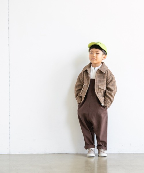 LOWRYS FARM(ローリーズファーム)の「チェックZIPブルゾン 950170(ブルゾン・キッズ・チェック・110cm/120cm/130cm)」の3枚目の写真