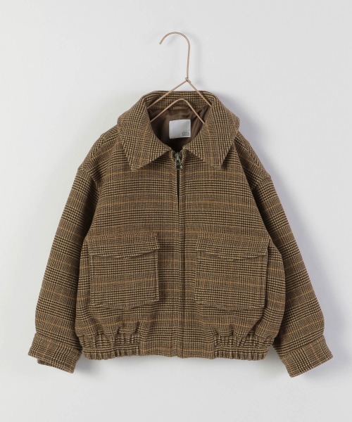LOWRYS FARM(ローリーズファーム)の「チェックZIPブルゾン 950170(ブルゾン・キッズ・チェック・110cm/120cm/130cm)」の6枚目の写真