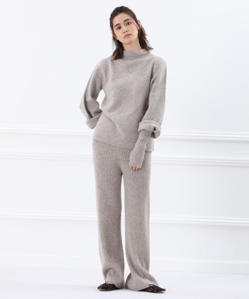 YVON（イヴォン）の「《YVON》ホールガーメント(R)ハイネックニット（ニット/セーター・レディース・ブラウン/モカ・9号）」の10枚目の写真