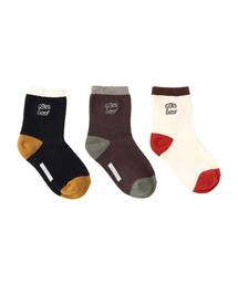 coen | 【coen キッズ】コーエンロゴ刺繍セットソックス(ソックス/靴下)