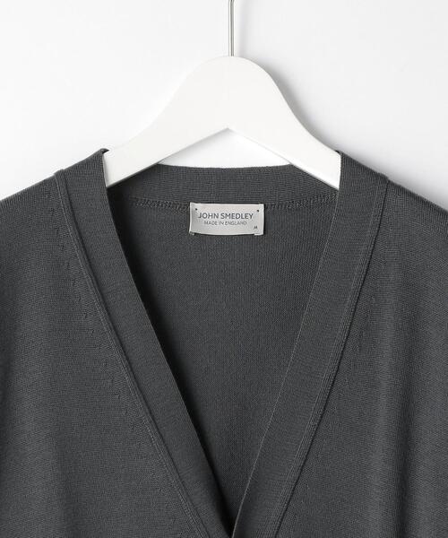 JOHN SMEDLEY(ジョンスメドレー)の「<JOHN SMEDLEY(ジョン スメドレー)>A4545 24G カーディガン(カーディガン/ボレロ・メンズ・ダークグレー/ブラック・M/S/L)」の8枚目の写真