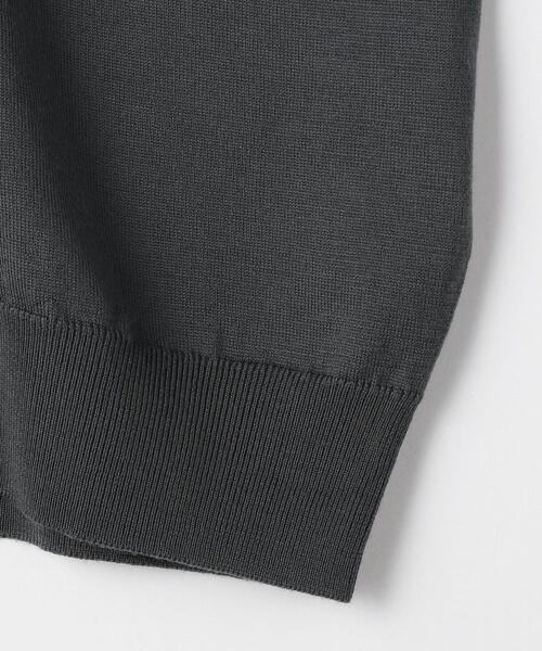 JOHN SMEDLEY(ジョンスメドレー)の「<JOHN SMEDLEY(ジョン スメドレー)>A4545 24G カーディガン(カーディガン/ボレロ・メンズ・ダークグレー/ブラック・M/S/L)」の9枚目の写真