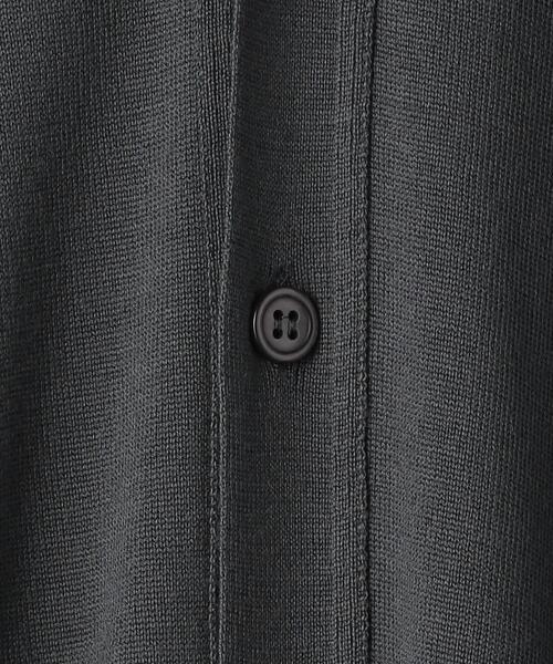 JOHN SMEDLEY(ジョンスメドレー)の「<JOHN SMEDLEY(ジョン スメドレー)>A4545 24G カーディガン(カーディガン/ボレロ・メンズ・ダークグレー/ブラック・M/S/L)」の3枚目の写真