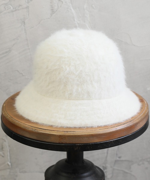 KANGOL（カンゴール）の「【KANGOL/カンゴール】 ワンポイントロゴ ファー ベルハット（ハット・メンズ・アイボリー/ブラック・L/M）」の15枚目の写真