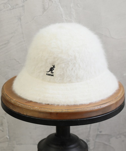 KANGOL（カンゴール）の「【KANGOL/カンゴール】 ワンポイントロゴ ファー ベルハット（ハット・メンズ・アイボリー/ブラック・L/M）」の22枚目の写真