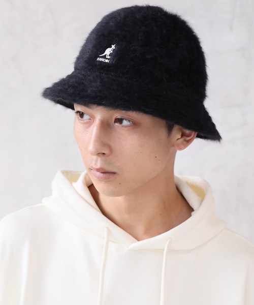 KANGOL（カンゴール）の「【KANGOL/カンゴール】 ワンポイントロゴ ファー ベルハット（ハット・メンズ・アイボリー/ブラック・L/M）」の14枚目の写真