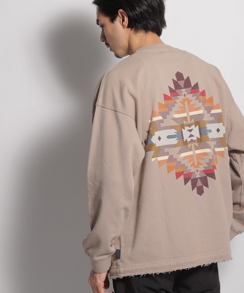 PENDLETON（ペンドルトン）の「【PENDLETON(ペンドルトン)】別注バックプリントスウェット（スウェット・メンズ・ブラック/ベージュ/ネイビー/アイボリー・MEDIUM/LARGE）」の3枚目の写真