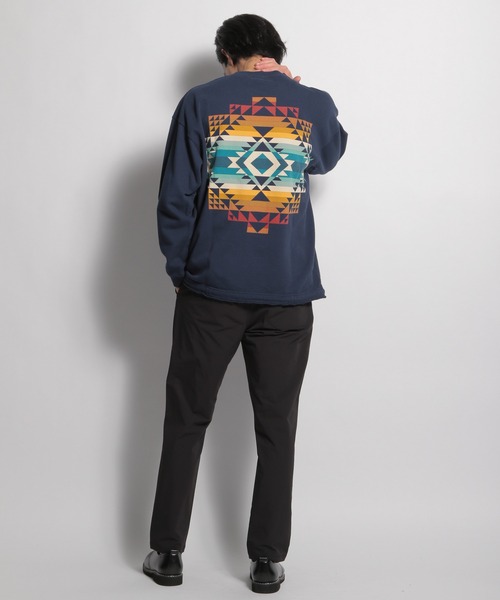 PENDLETON（ペンドルトン）の「【PENDLETON(ペンドルトン)】別注バックプリントスウェット（スウェット・メンズ・ブラック/ベージュ/ネイビー/アイボリー・MEDIUM/LARGE）」の12枚目の写真